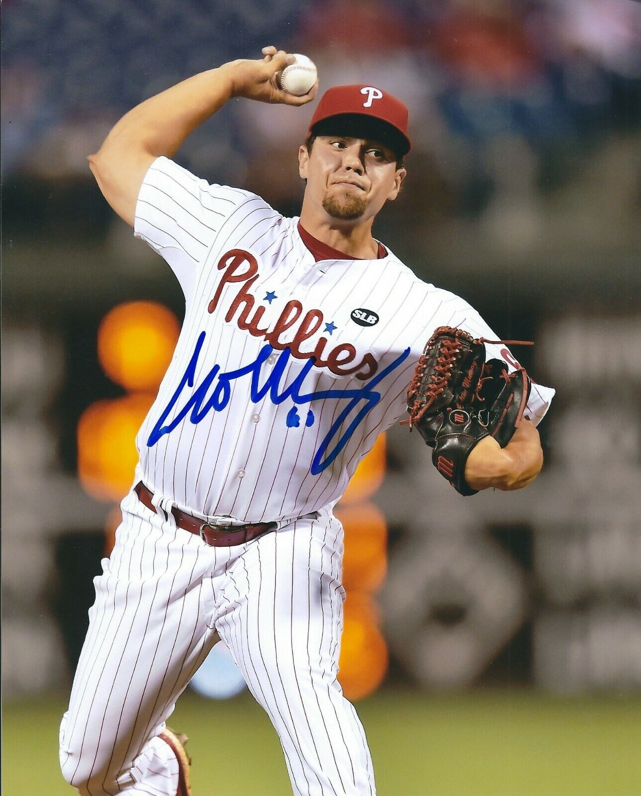 Signed 8x10 COLTON MURRAY Philadelphia Phillies Autographed Photo Poster painting - COA