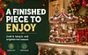 Xmas Carousel Diamond Painting Ornament DIY Pendant Kit 9.45x9.45in