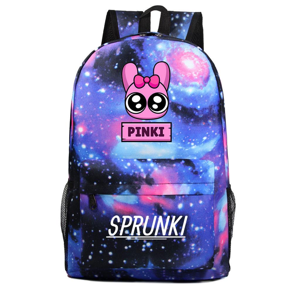 Mayoulove Sprunki Backpack Kids Lightweight Design with Multiple Pockets for School Adventures-Mayoulove