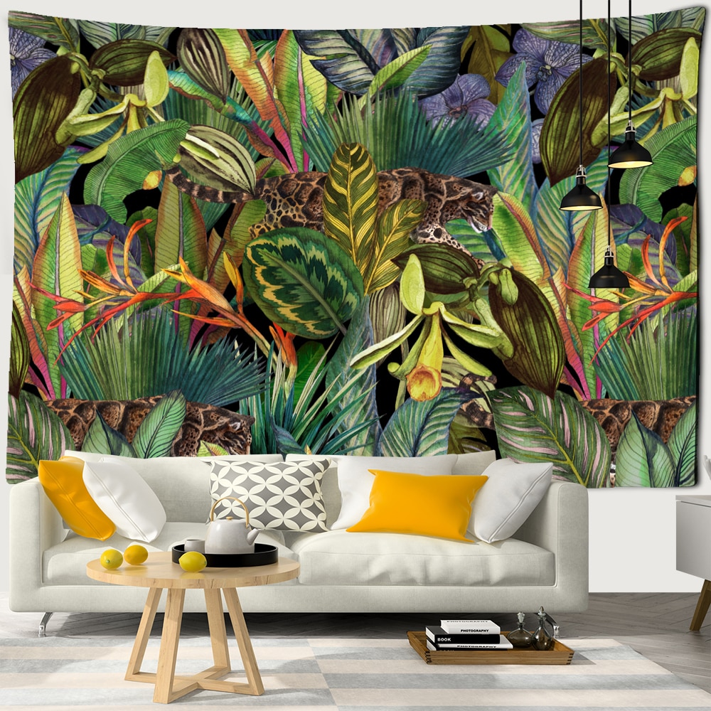 

Wall Tapestry - Flower Green Plant-150*130cm, 501 Original