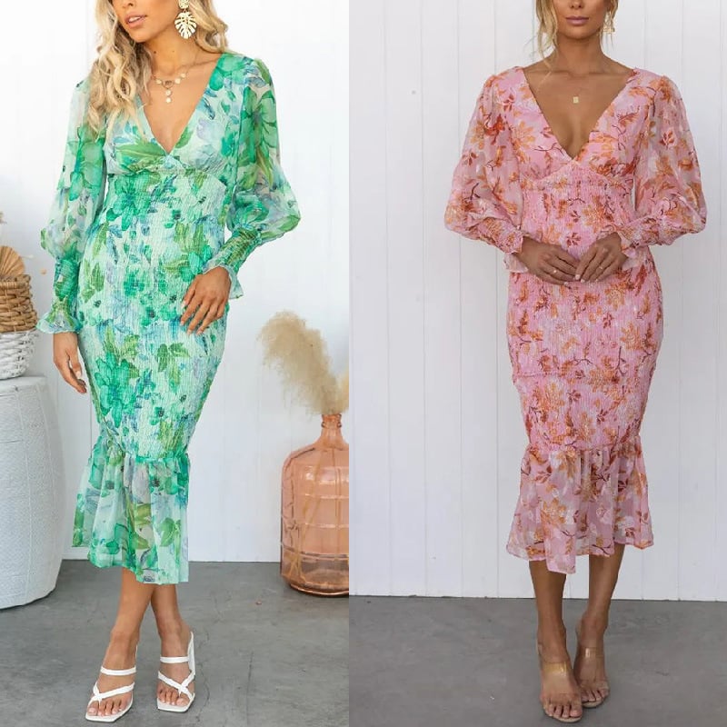 🔥Flash Sale 52% off💐Elegant Floral Dress
