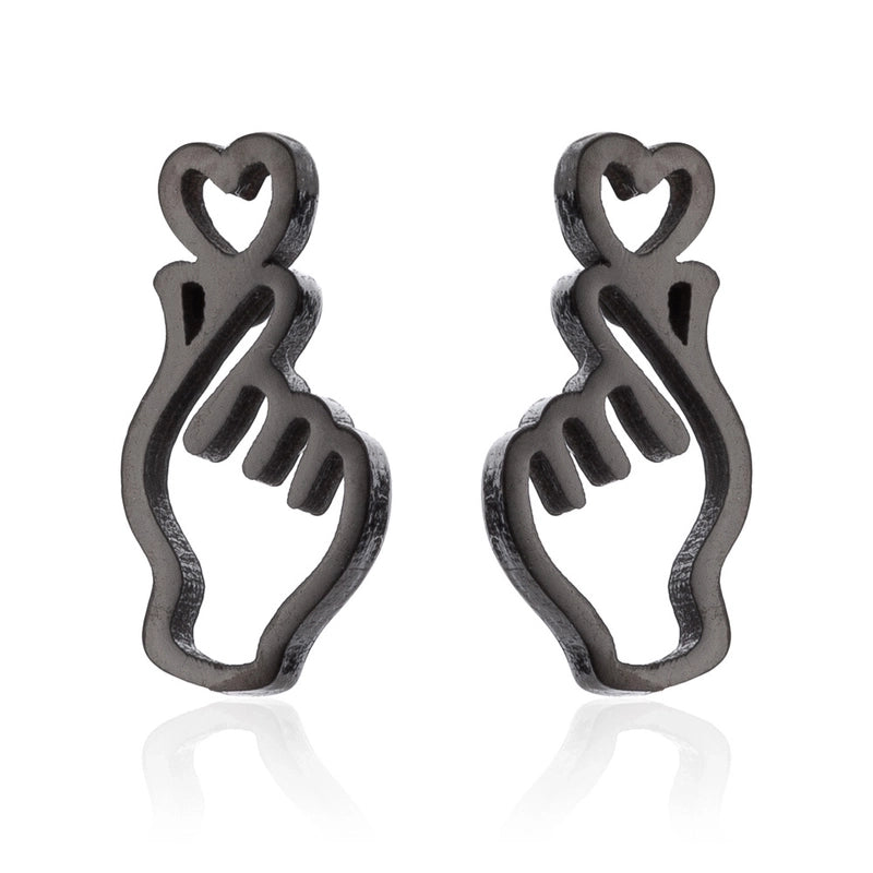 Minimalist Korean Style Geometric 304 Stainless Steel No Inlaid 18K Gold Plated Ear Studs