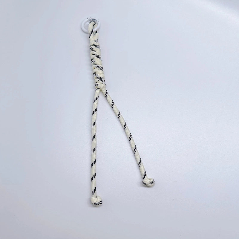 Miu’s Color Braided Rope Bag Hanging Mobile Phone Lanyard Bag Fashion Pendant Hand-Woven Key Ornament