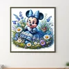 Blume Cartoon Figuren - runder Bohrer Diamantmalerei - 40*40cm