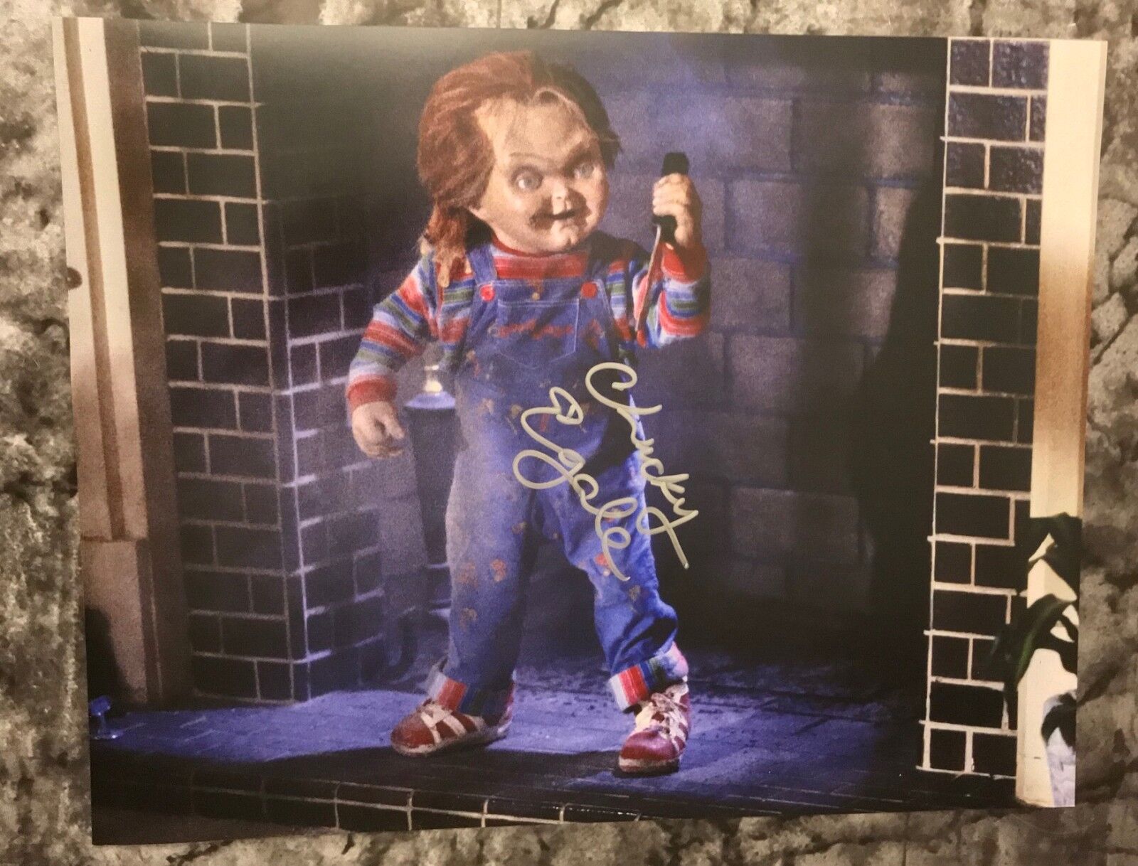 GFA Child's Play Stunt Double * ED GALE * Signed 11x14 Photo Poster painting Poster MH2 COA