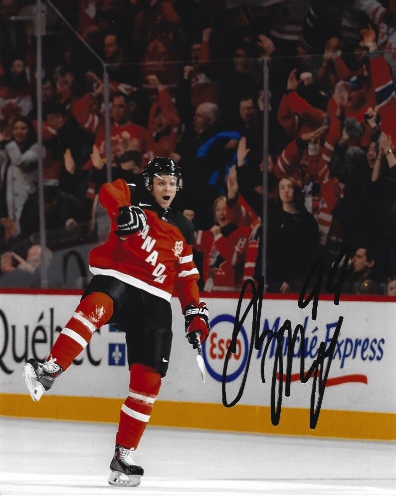 Team Canada Josh Morrissey Signed Autographed 8x10 IIHF Photo Poster painting COA A