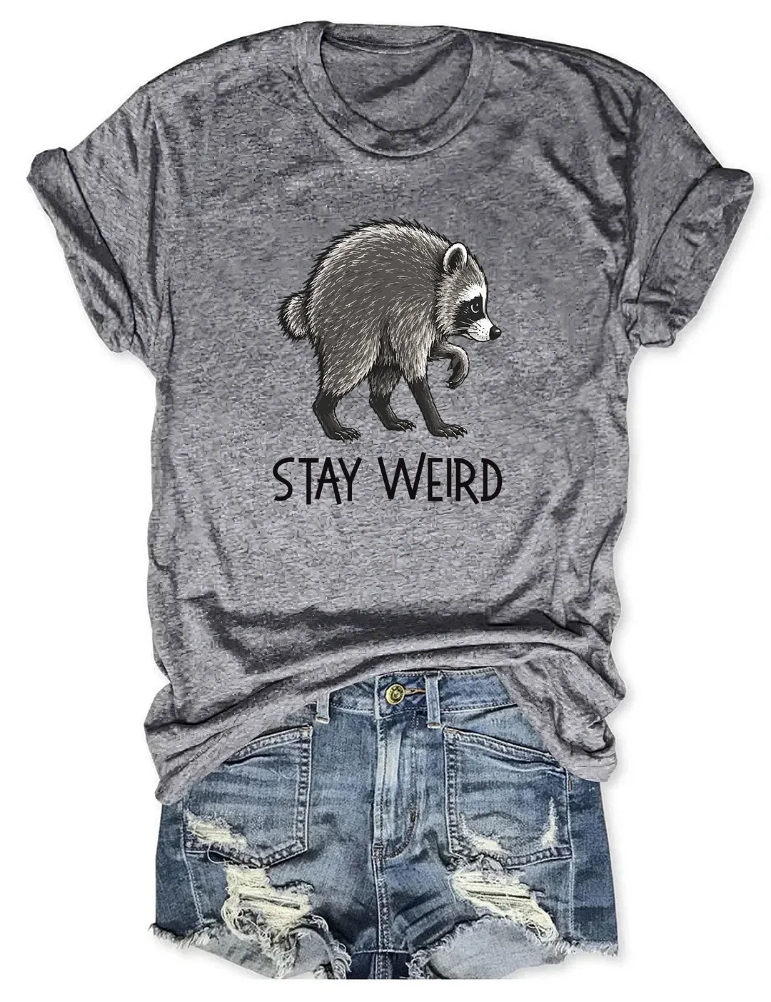 Stay Weird Jimothy Raccoon T-shirt