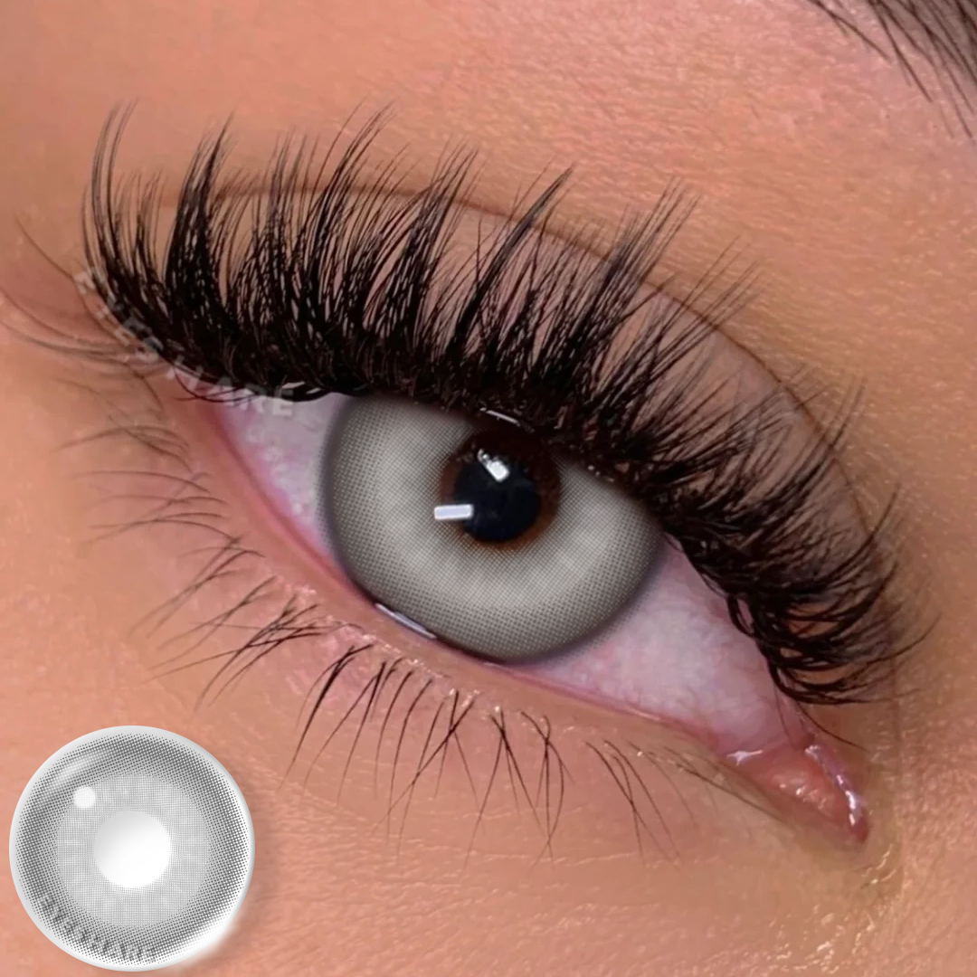 Colored Contact Lenses EYESHARE NEBULA GRAY 14.0MM 1 Pair | 1 Year