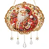 Christmas DIY Acrylic Diamond Painting Pendant Double Sided Paint Suncatcher Hanging Ornament Home Decor Kit 
