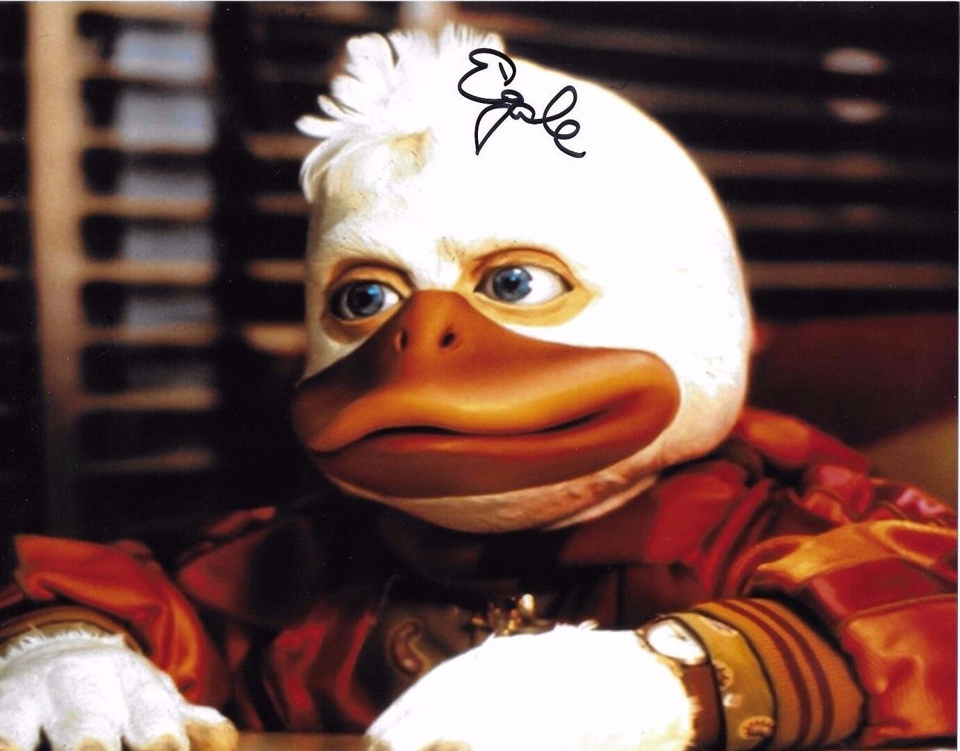 Ed Gale Signed 8x10 Photo Poster painting - HOWARD THE DUCK - RARE!!! H412