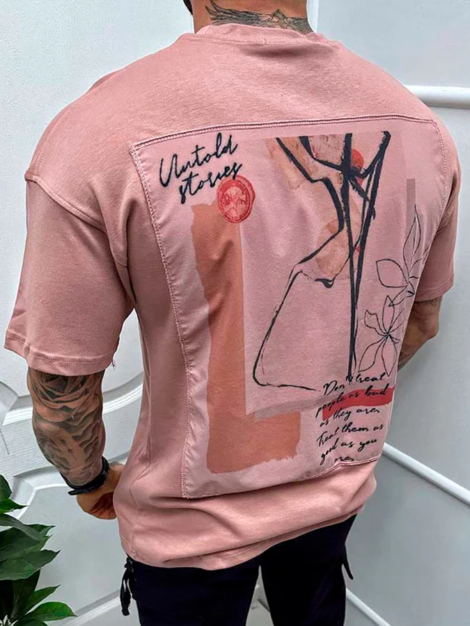Graphic Pink T-Shirt
