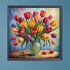 Diamond Painting-DIY Round Part AB Drill Flowers(35*35CM)