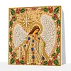 Xmas Angel Framed Special Shape Diamond Painting Kit 25x25cm