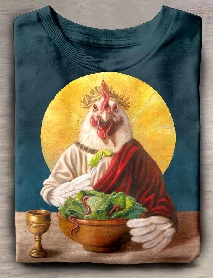 Eagerlys  Chicken T-shirt Eagerlys