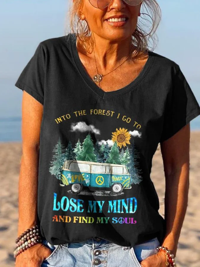 Lose My Mind And Find My Soul Women Old Hippie T-shirt