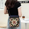 (US Local)Bucket Calf Diamond Painting Shopping Bag Diamond Art Shoulder Bag Commuting Bag Kits