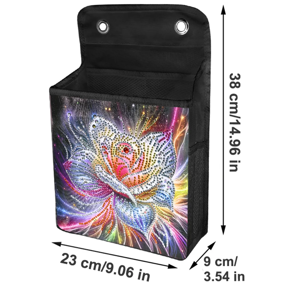 DIY Flower Diamond Painting Storage Bag Diamond Art Sundries Holder Bag