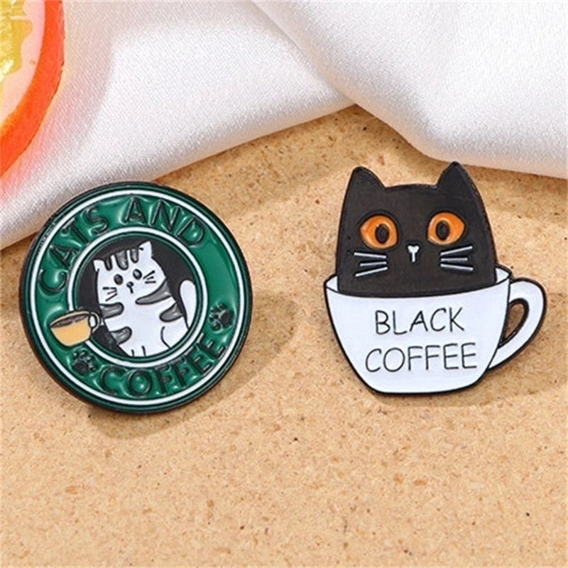 Cartoon Style Cute Cat Alloy Women’s Brooches