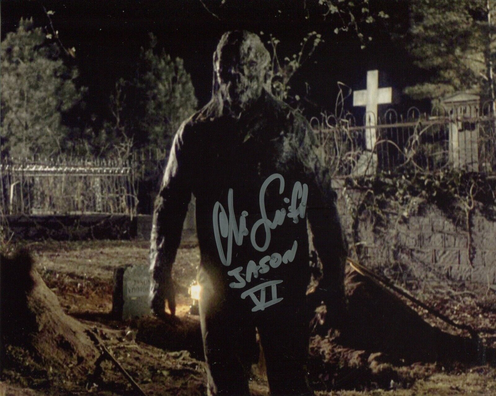 Friday the 13th Horror movie special effects Christopher Swift signed 8x10 Photo Poster painting