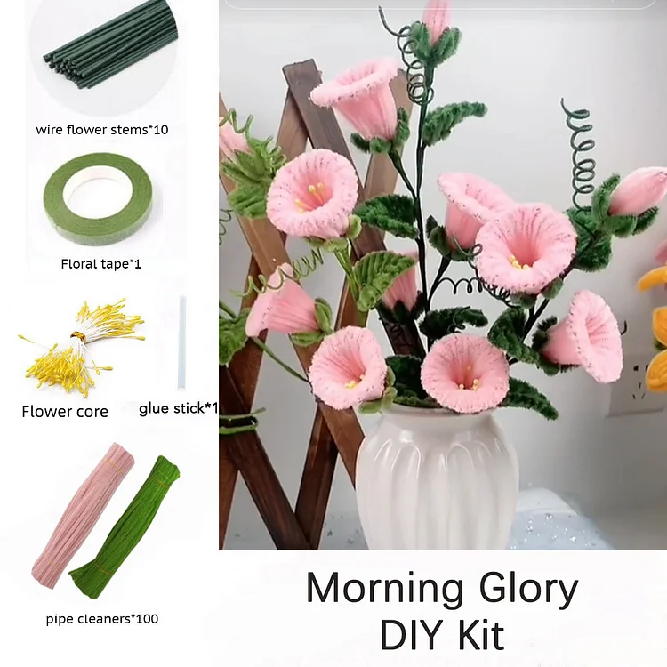 DIY Pipe Cleaners Kit - Morning Glory