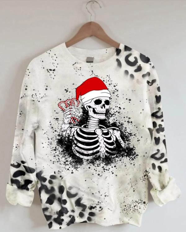Merry Christmas Skeleton Sweatshirt