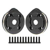 AMK 1/10 Capra Brass Counter Weight Axle Housing Black Coating for Axial Capra RC Crawler 1/10 SCX10 III Capra Unlimited Trail Buggy UTB10 RTR 1.9 4WS Upgrade Part (E- 3-in-1 Capra Brass Part)