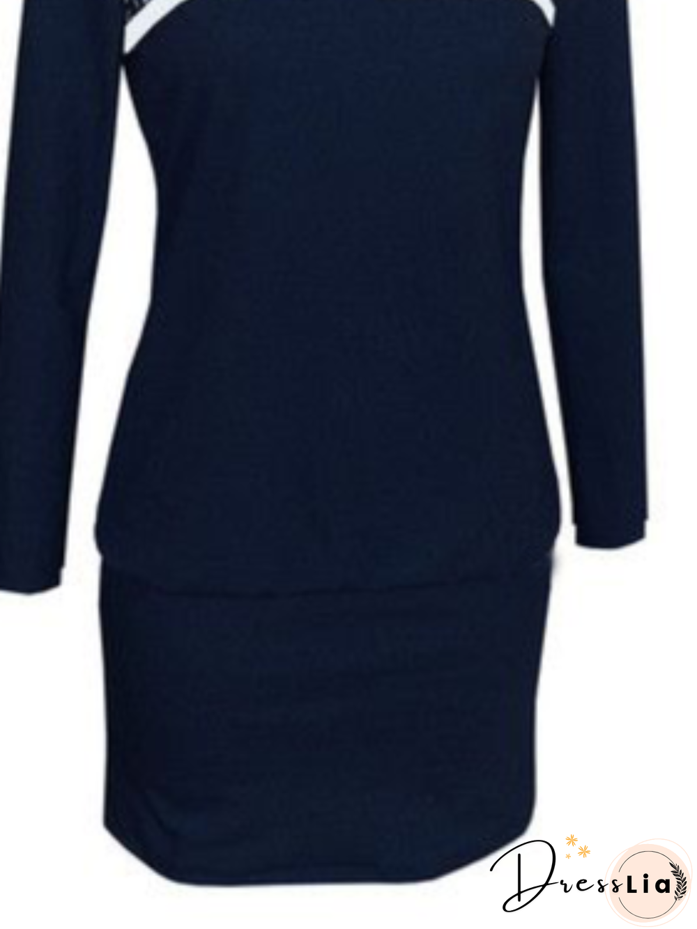 Plus size Long Sleeve Casual Knitting Dress