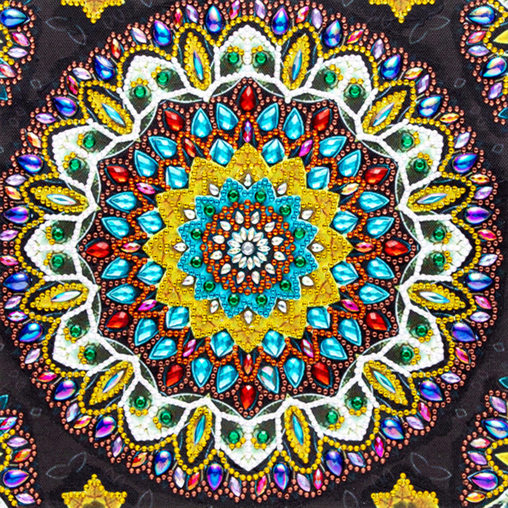 Part Mandala Bead Special Part Drill Diamond Painting 30X30CM(Canvas) gbfke