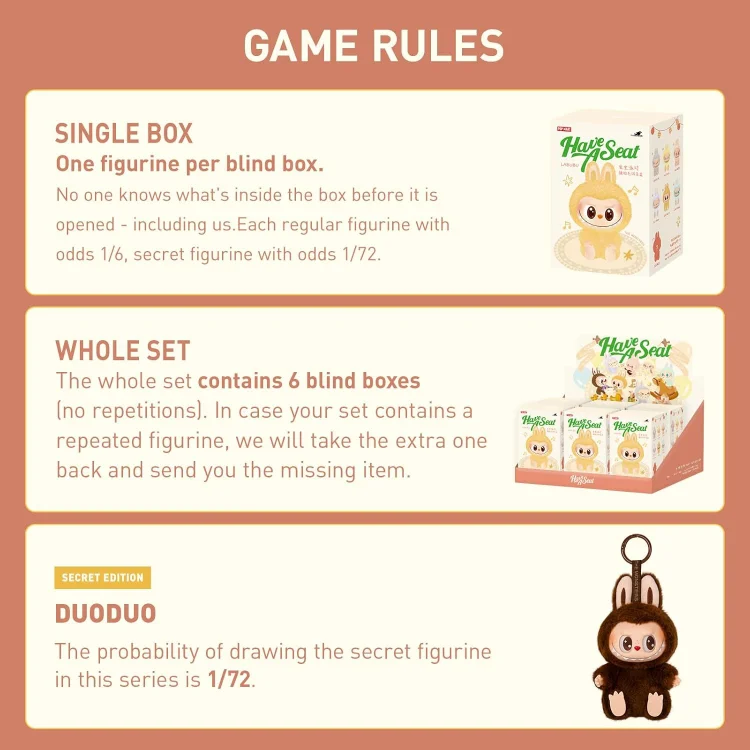 🔥Global Hot Sale🔥Pop Mart labubu doll second generation sit sit party blind box
