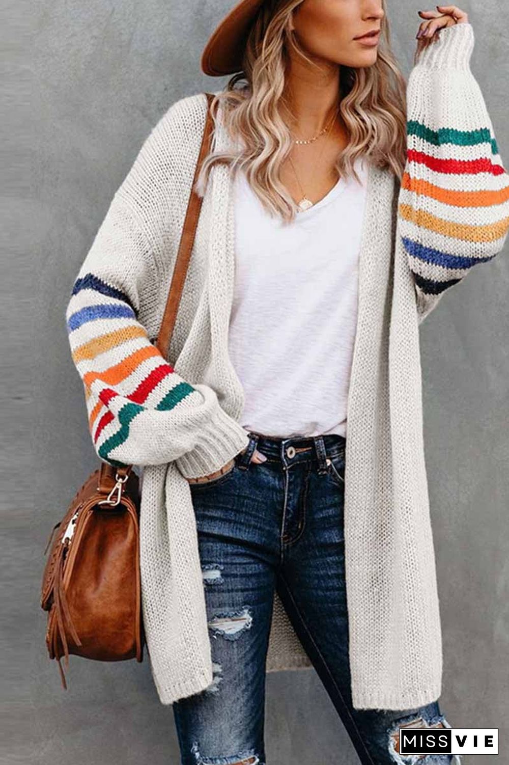 Loose Casual Knitted Coat（4 colors）
