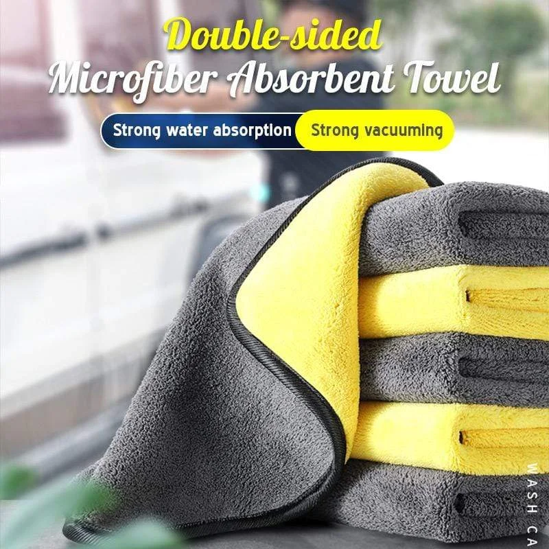 Double-sided Microfiber Absorbent Towel