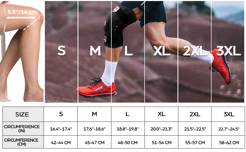 Likron Watches NEENCA Hinged Knee Brace with Side Stabilizers for Comprehensive Knee Support