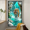 Diamond Painting - Full Round Drill - Tiger(Canvas|40*70cm)