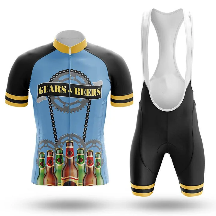 Gears & Beers Men's Short Sleeve Cycling Kit