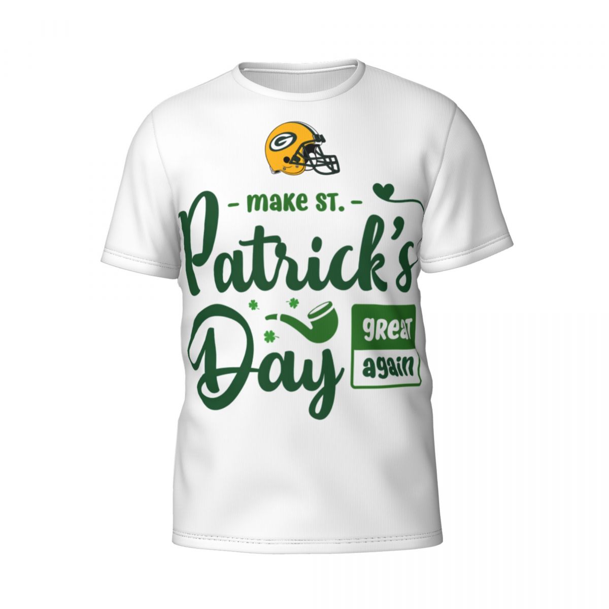 Green Bay Packers Make Patrick's Day Great Again Printed Men's T-Shirt