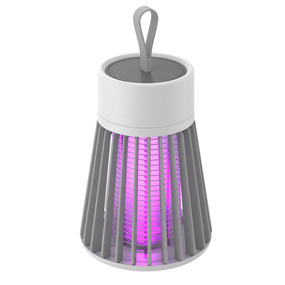 

Electric Mosquito Killer Lamp Portable LED Light Fly Bug Insect Trap Zapper, Grey, 501 Original