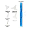 Resin Diamond Painting Point Drill Pen with 4 Various Tips Painting Arts 5D Point Drill Pen Diamonds Art Points Drills Pens for Nail Arts Rhinestone Decorations Cross-Stitch (Dark Blue)