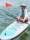 Kayak Flag Mount Kit with Screws Base Boat Flag Mount Set for Kayak Canoe Boat