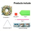 DIY Easter Wreath Diamond Painting Acrylic Hanging Pendant