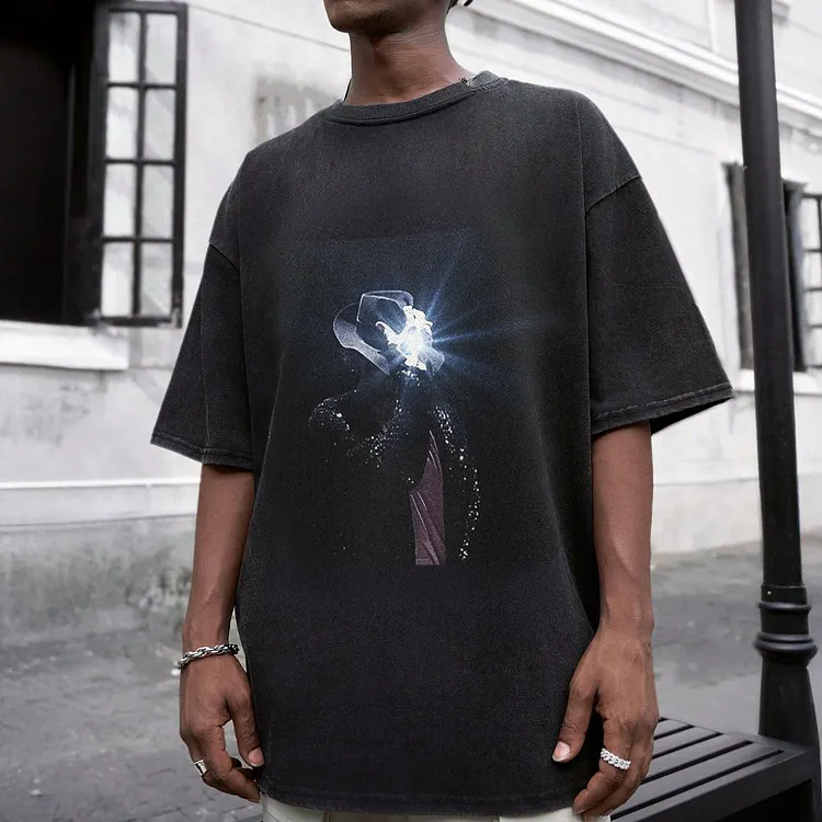 Spotlight Pop Icon Printed Men's T-shirt
