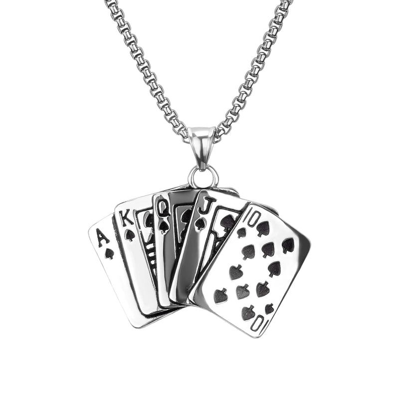 Casual Minimalist Poker 304 Stainless Steel Plating Women's