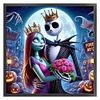 Sally And Jack - 11CT Counted Cross Stitch - 40*40cm - Disney Halloween
