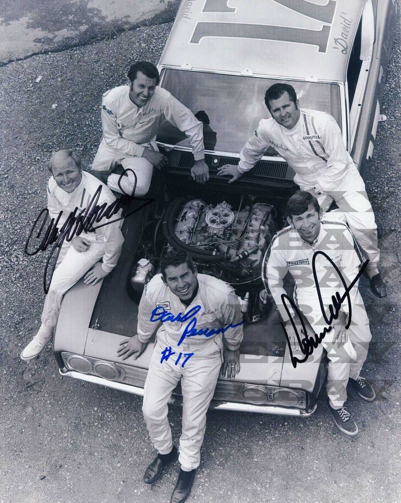 PETTY+YARBOROUGH+DAVID PEARSON+ALLISON Signed Autographed 8x10 Photo Poster painting Reprint