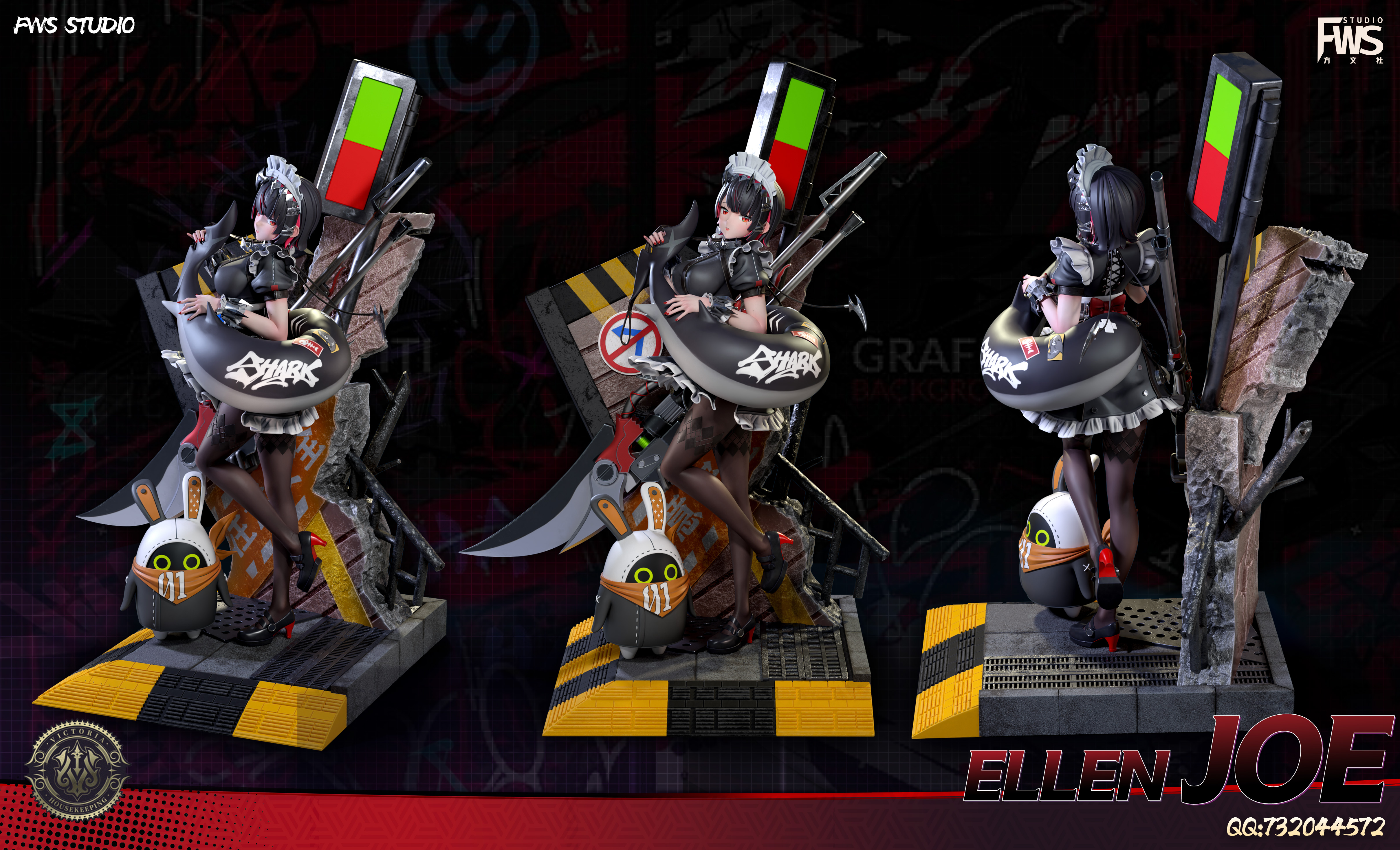 FWS Studio - Zenless Zone Zero Ellen Joe 1/6 Statue(GK) (Adult 18+)