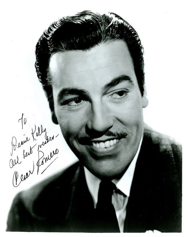 Handsome Young CESAR ROMERO Signed Photo Poster painting