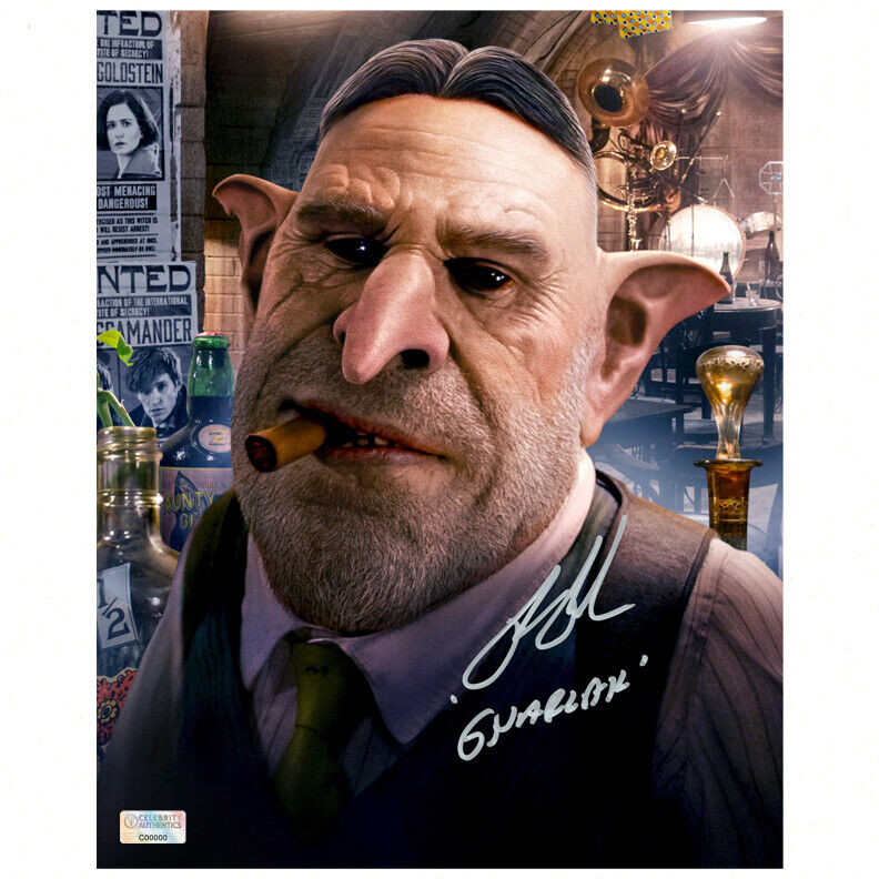 Ron Perlman Autographed Fantastic Beasts & Where to Find Them Gnarlak 8x10 Photo Poster painting