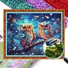 Owls - 9CT Full Beaded Cross Stitch Kit(52x40cm)