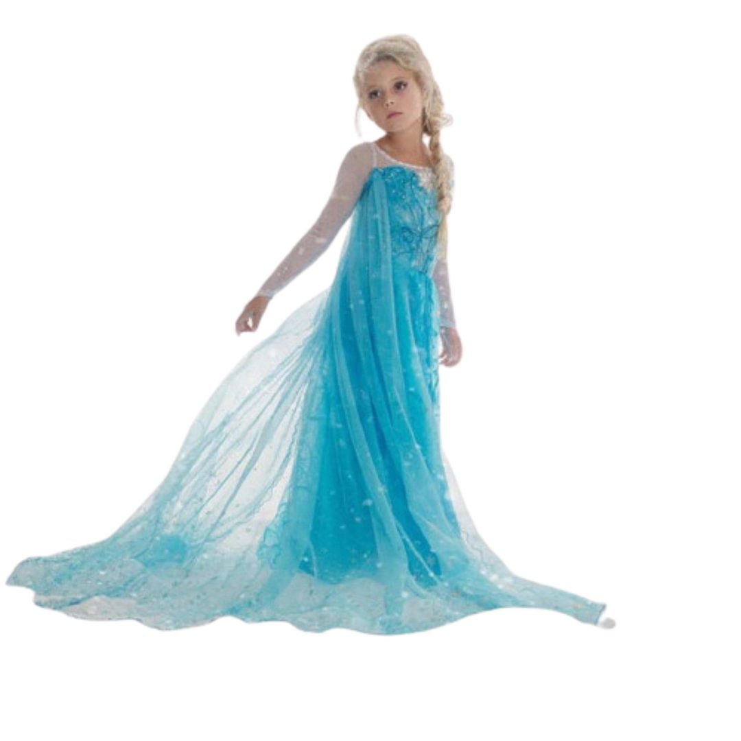 New Princess Elsa Anna Cosplay Costume Dresses