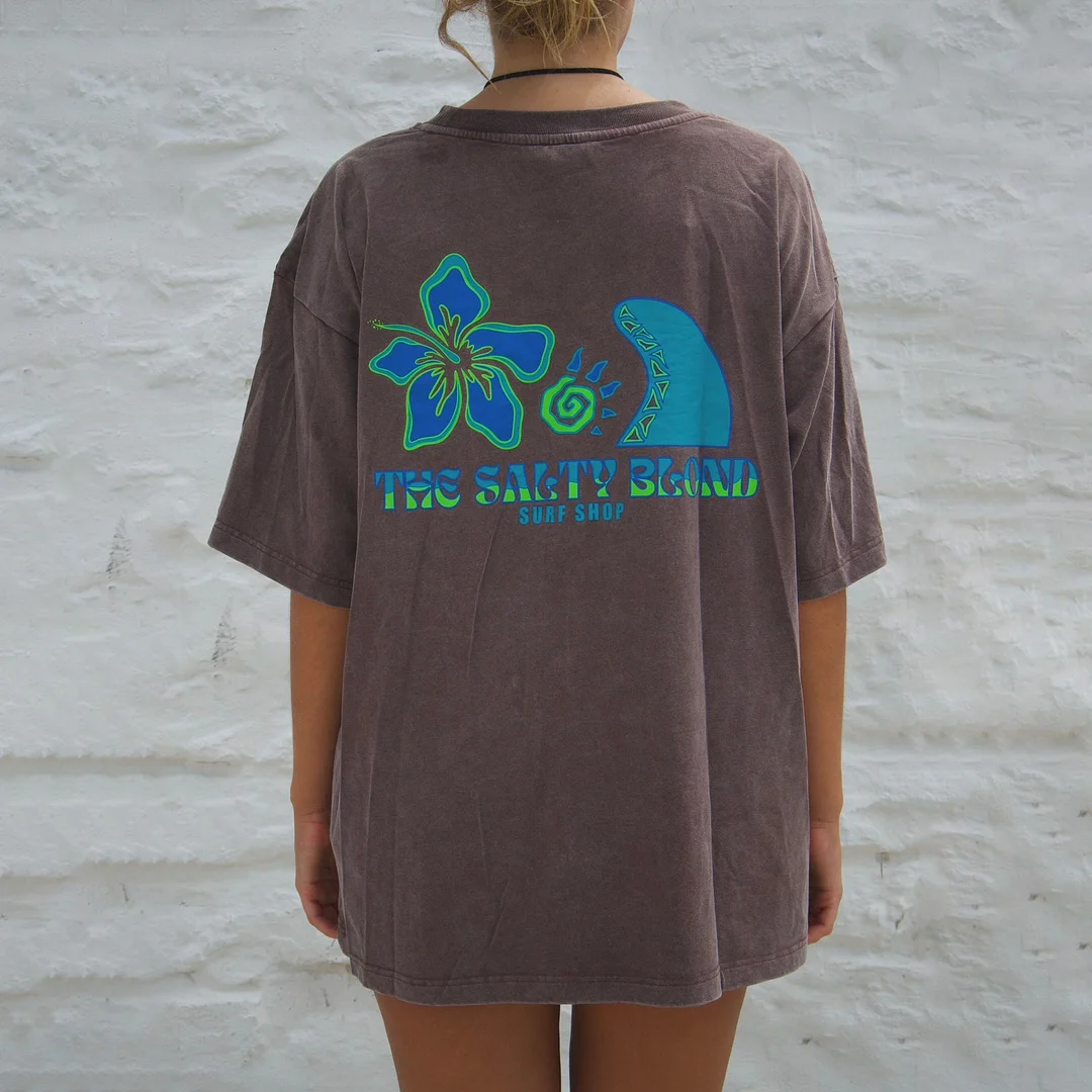 Unisex Floral Tahitian Tee