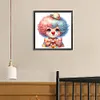 Clown Makeup Girl-Full Round Diamond painting 40*40CM